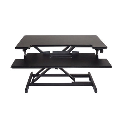 desk inch arsenault keyboard tray compact adjustable standing height